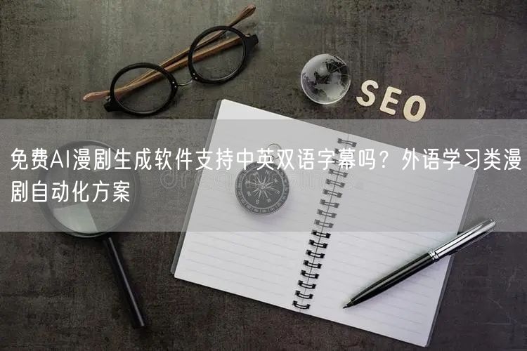 免费AI漫剧生成软件支持中英双语字幕吗？外语学习类漫剧自动化方案
