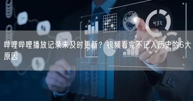 哔哩哔哩播放记录未及时更新？视频看完不记入历史的6大原因