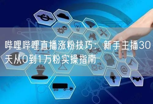 哔哩哔哩直播涨粉技巧：新手主播30天从0到1万粉实操指南