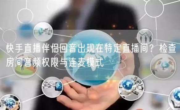 快手直播伴侣回音出现在特定直播间？检查房间音频权限与连麦模式